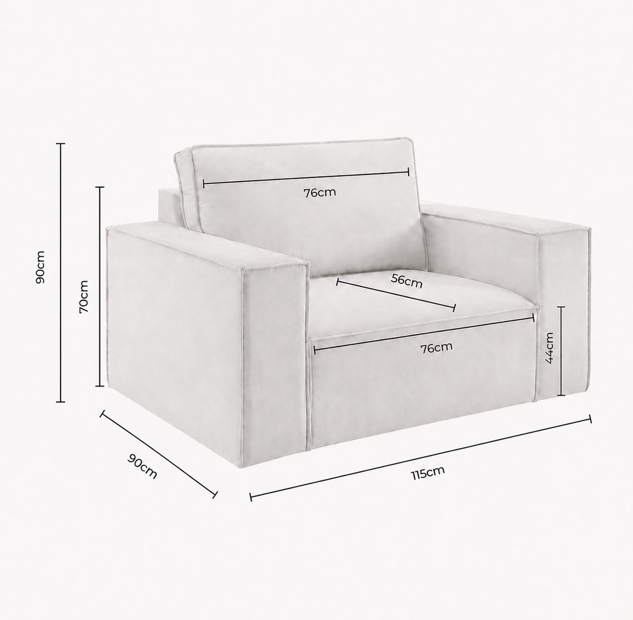 Brooklyn Modular Loveseat