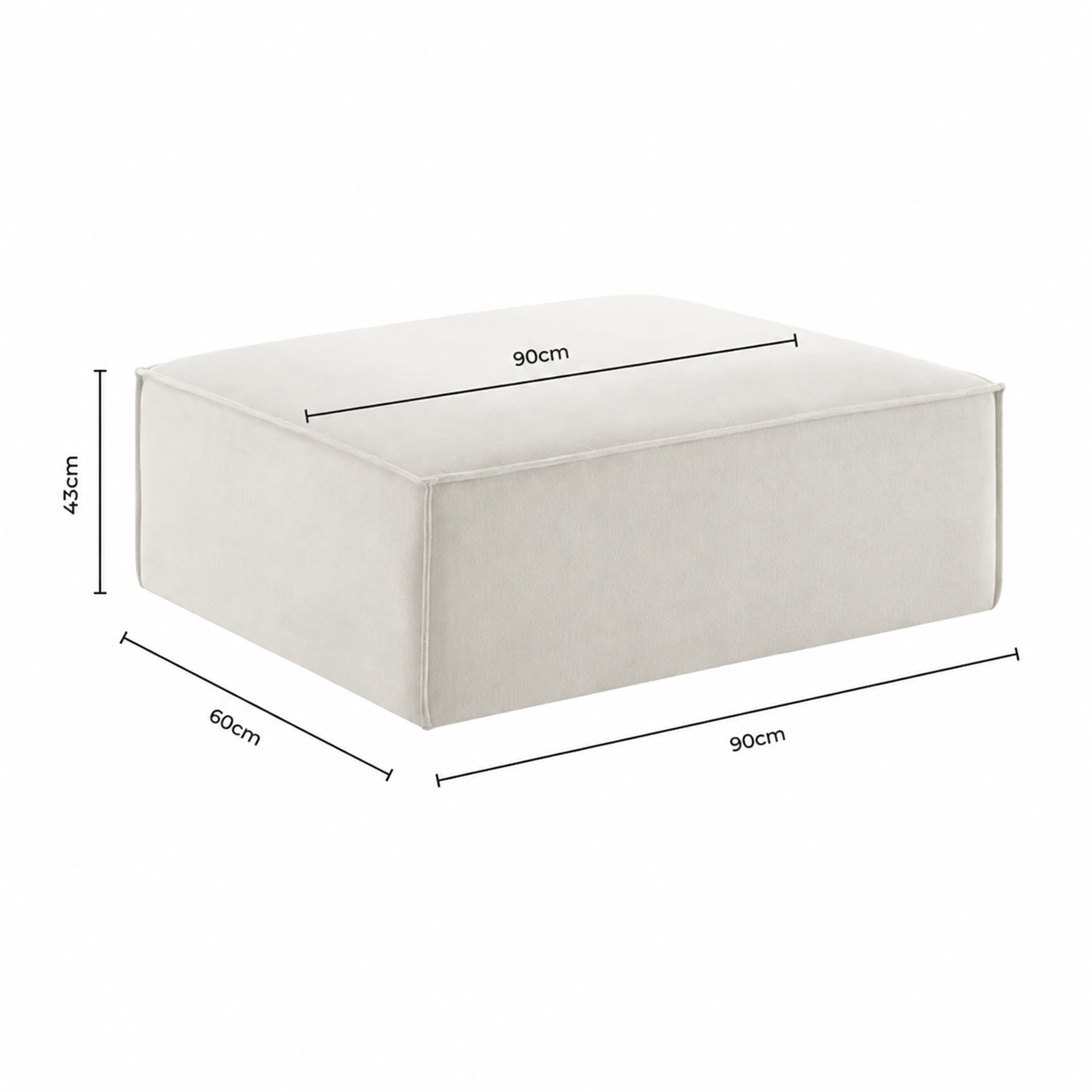 Brooklyn Modular Pouffe