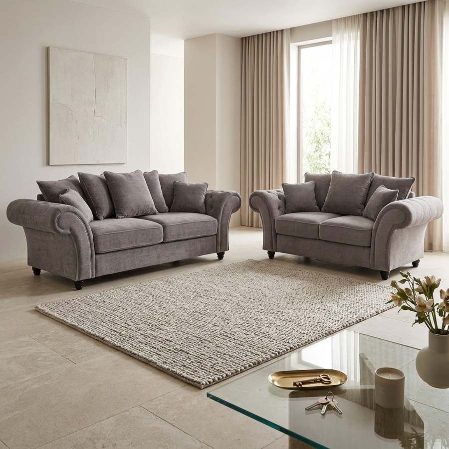 Rivello 3 + 2 Seater Scatterback Sofa Set