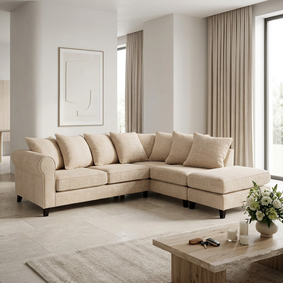 Belluno Right-Facing Scatterback Lounge