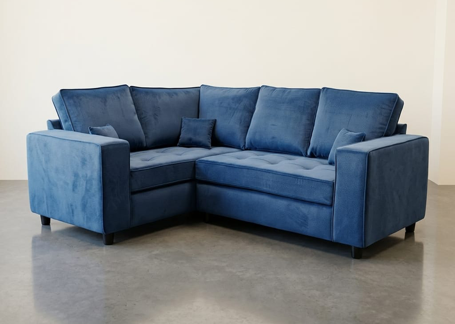Orion Velvet Corner Sofa2c1