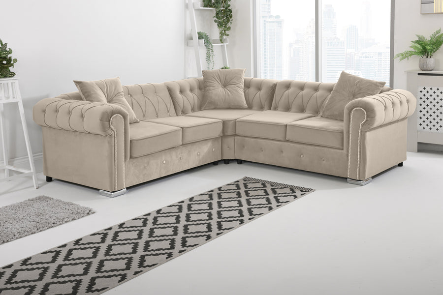 Olympia Chesterfield - Corner - Extra Cushion