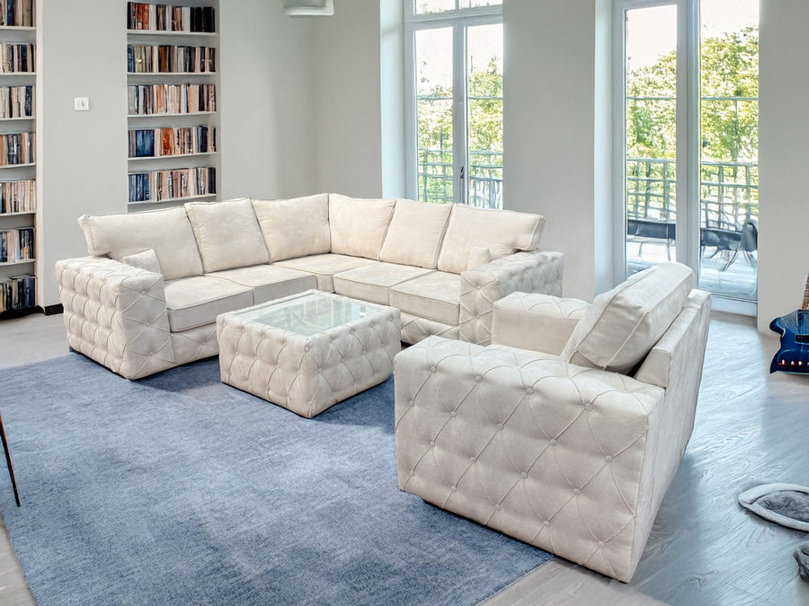 Milton Corner Sofa Complete Set