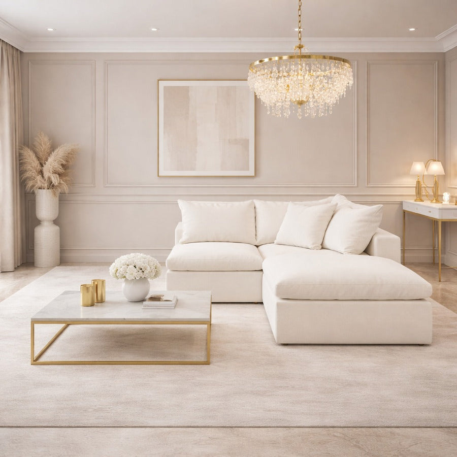 Cloud Medium Sofa + Footstool