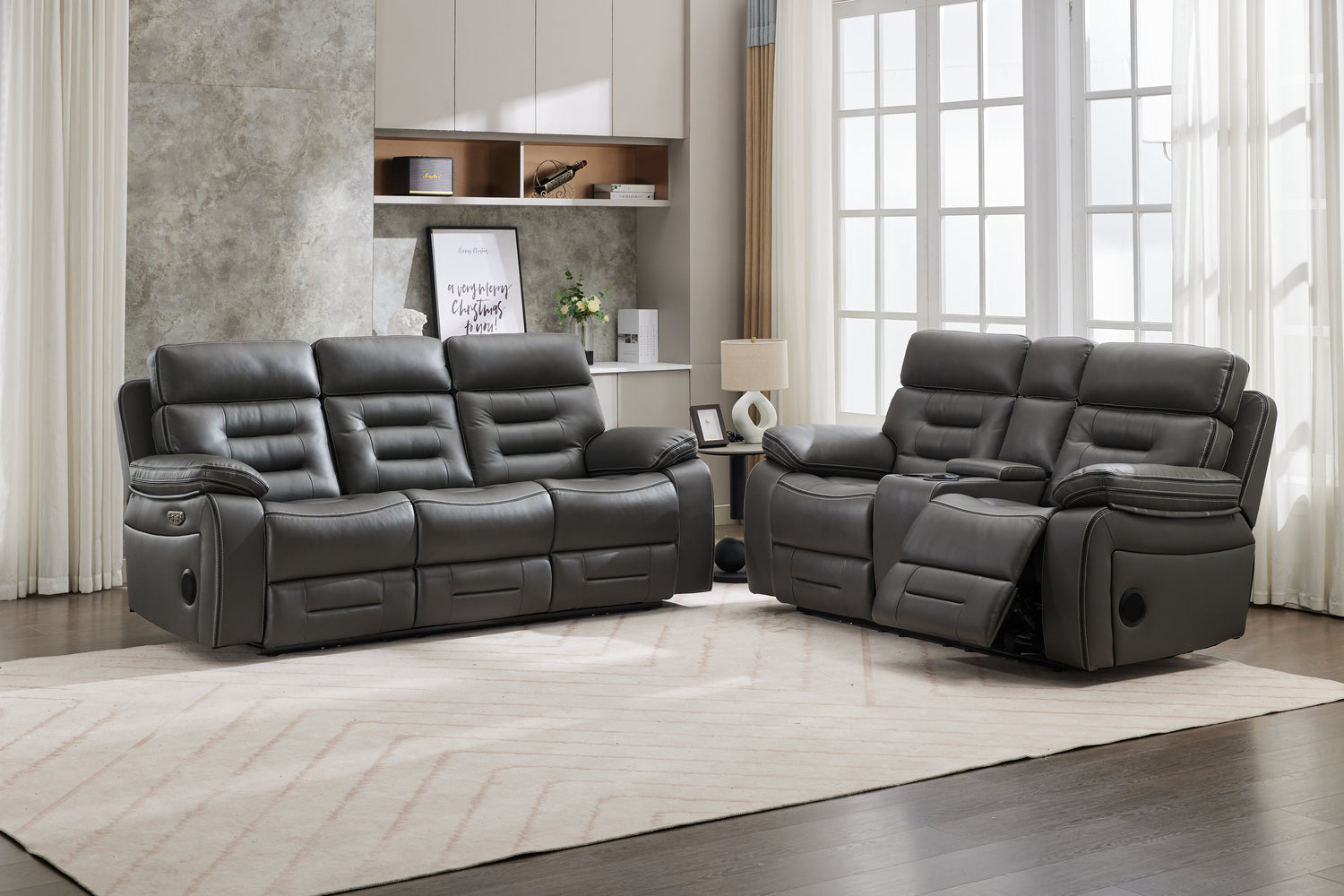 Leather Recliner Sofas