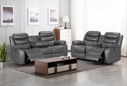 Roma 3+2 - Leather Electric Recliners