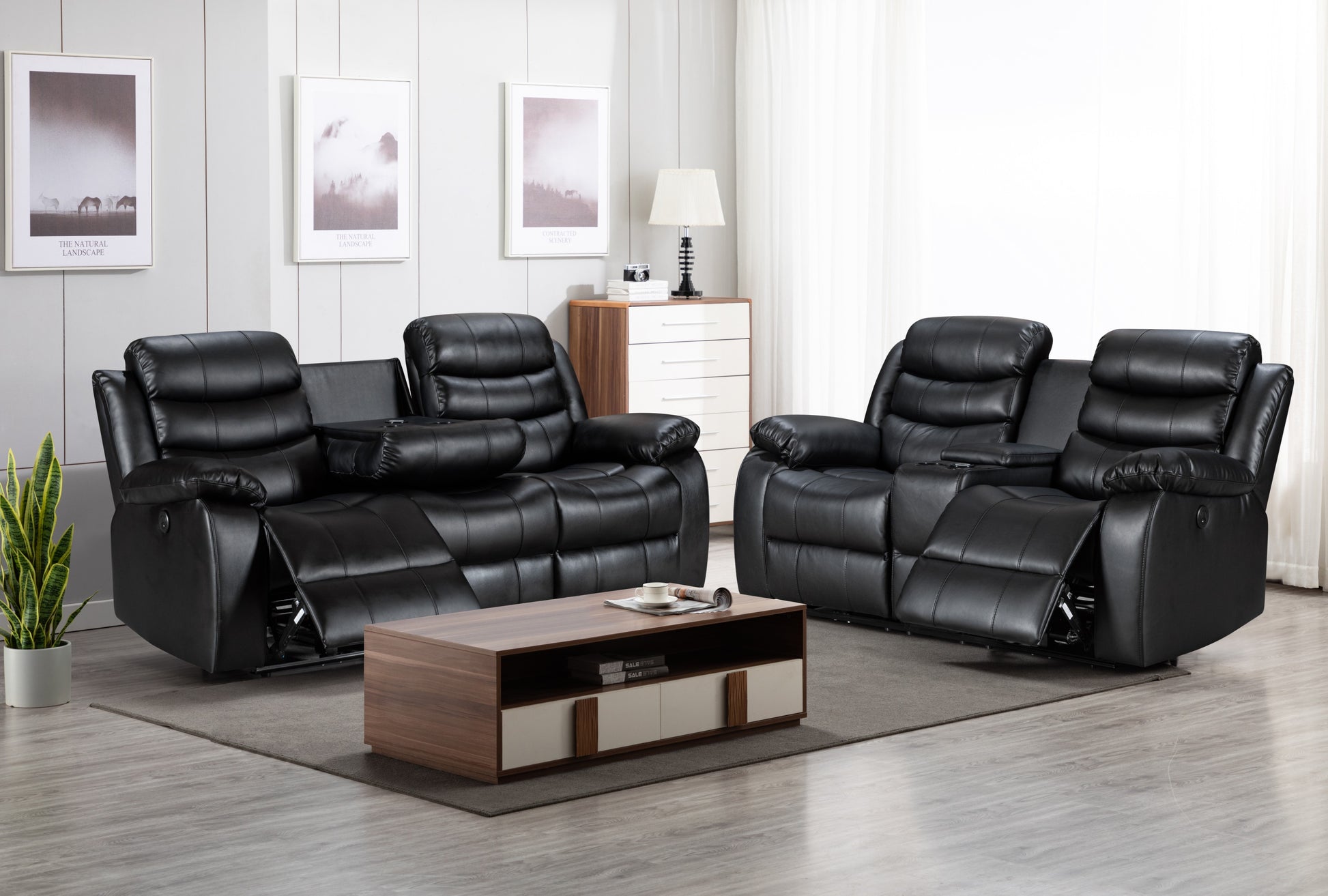 Shop Roma Seater Leather Electric Recliner Budget-Friendly