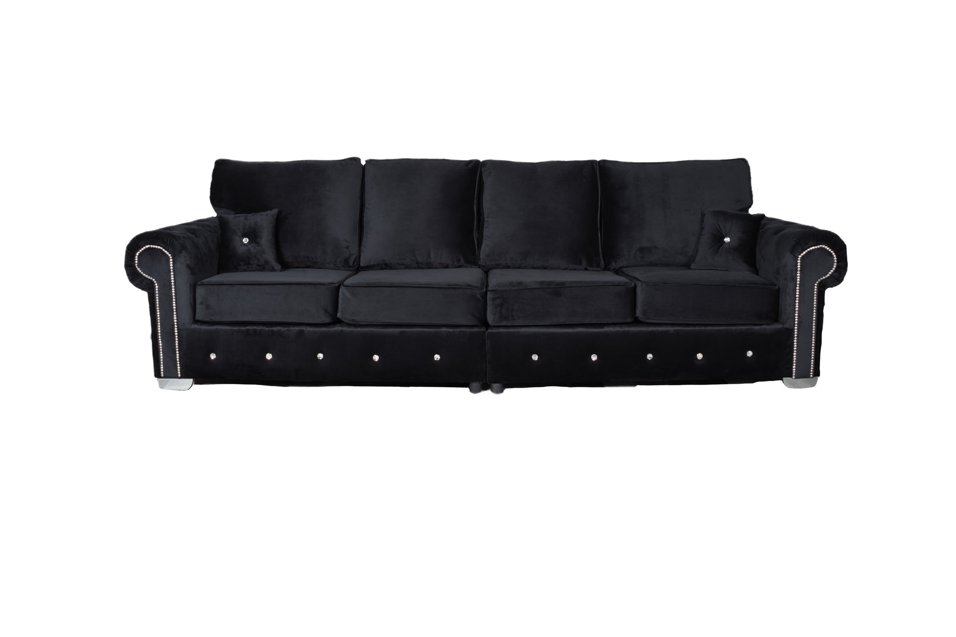 Shop Olympia 4 Seater Straight Sofa at Sofa World Live in Comfort Sofas on Finance Finance for Sofas
