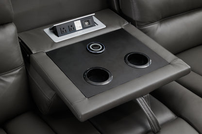 Omanto - 3 Seater - Leather Recliner