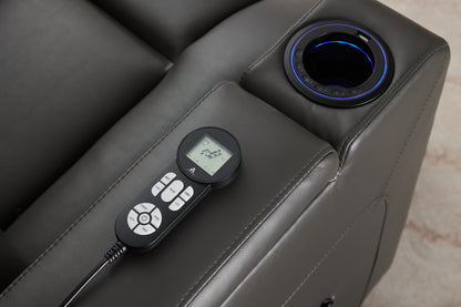 Omanto - 3+2 - Leather Recliners