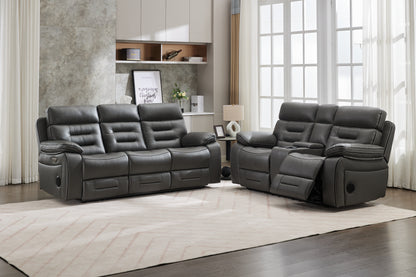 Omanto - 2 Seater - Leather Recliner