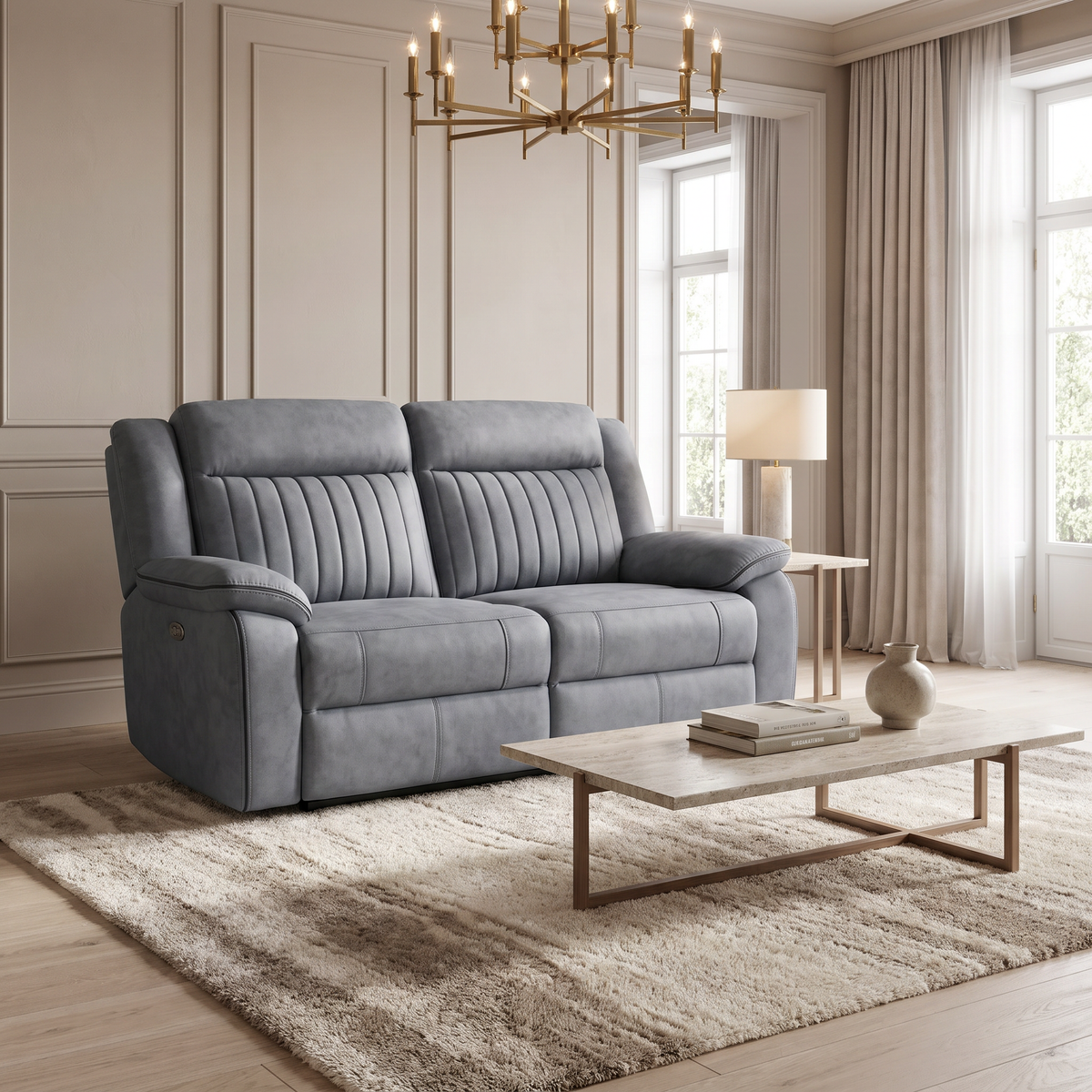 Modena 3+2 Electric Recliner Sofa Set