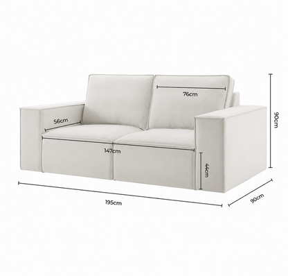 Brooklyn Modular 2 Seater Sofa