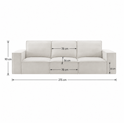 Brooklyn Modular 3 Seater Sofa