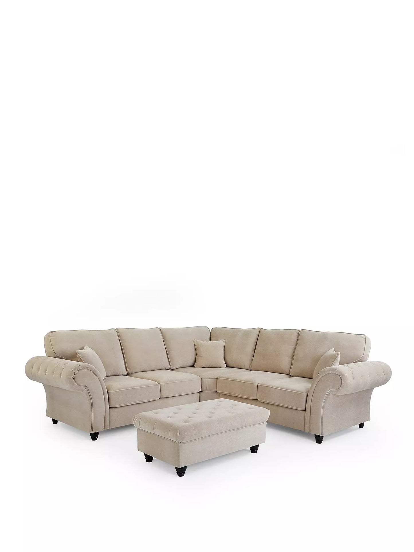 Rivello Corner Sofa with Footstool