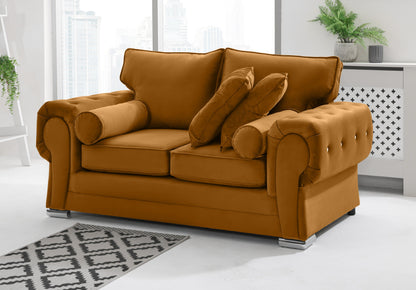 Verona Plush 3+2 Fullback + Extra Cushions + Diamonds