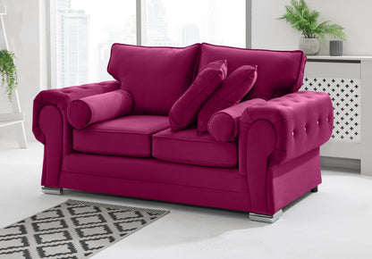 Verona Plush 3+2 Fullback + Extra Cushions + Diamonds