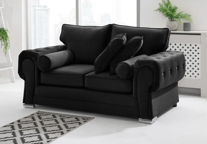Verona Plush 3+2 Fullback + Extra Cushions + Diamonds