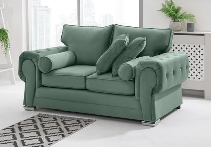 Verona Plush 3+2 Fullback + Extra Cushions + Diamonds