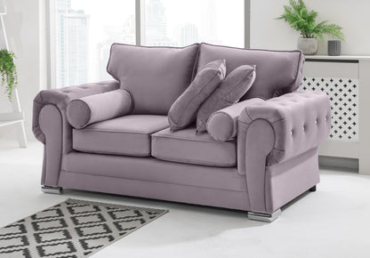 Verona Plush 3+2 Fullback + Extra Cushions + Diamonds