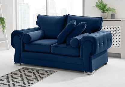 Verona Plush 3+2 Fullback + Extra Cushions + Diamonds