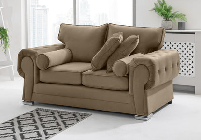 Verona Plush 3+2 Fullback + Extra Cushions + Diamonds