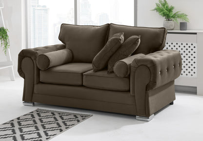 Verona Plush 3+2 Fullback + Extra Cushions + Diamonds