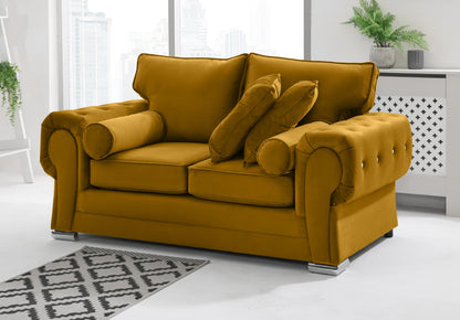 Verona Plush 3+2 Fullback + Extra Cushions + Diamonds