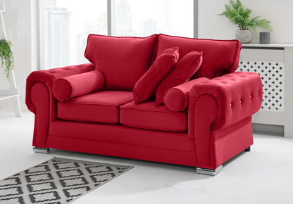 Verona Plush 3+2 Fullback + Extra Cushions + Diamonds