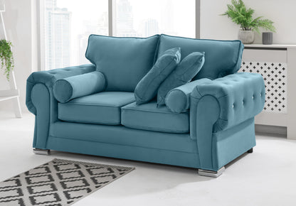 Verona Plush 3+2 Fullback + Extra Cushions + Diamonds