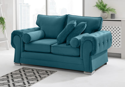Verona Plush 3+2 Fullback + Extra Cushions + Diamonds