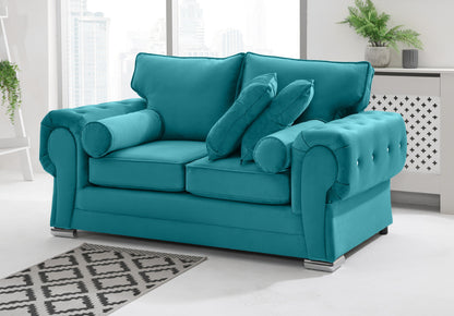 Verona Plush 3+2 Fullback + Extra Cushions + Diamonds