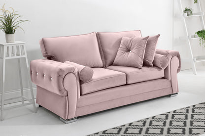 Verona Plush 3+2 Fullback + Extra Cushions + Diamonds