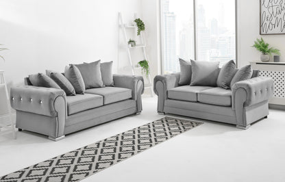 Verona Plush 3+2 Scatterback + Diamonds