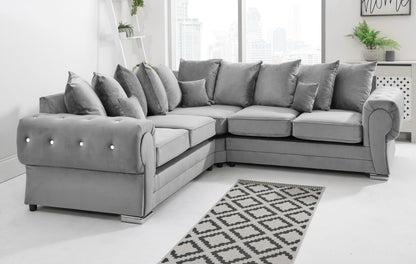 Verona Plush Corner Scatterback + Diamonds