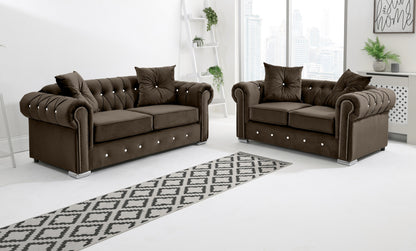Olympia  3+2 Chesterfield + Diamonds