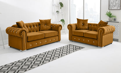 Olympia  3+2 Chesterfield + Diamonds