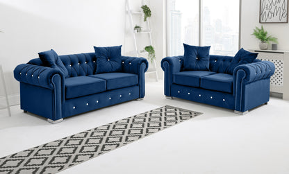 Olympia  3+2 Chesterfield + Diamonds