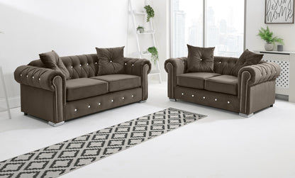 Olympia  3+2 Chesterfield + Diamonds