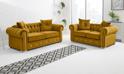 Olympia  3+2 Chesterfield + Diamonds