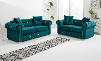Olympia  3+2 Chesterfield + Diamonds