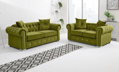 Olympia  3+2 Chesterfield + Diamonds