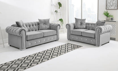 Olympia  3+2 Chesterfield + Diamonds