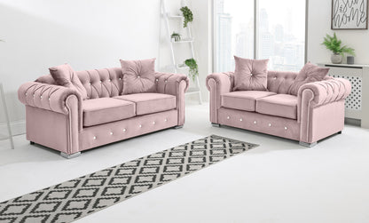 Olympia  3+2 Chesterfield + Diamonds
