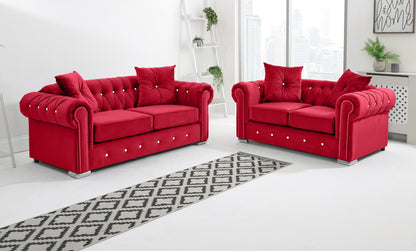 Olympia  3+2 Chesterfield + Diamonds