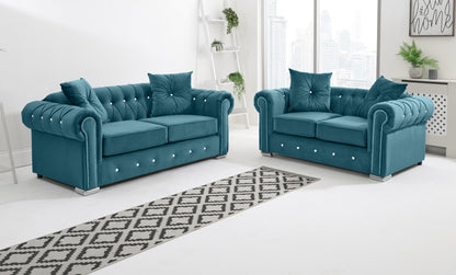 Olympia  3+2 Chesterfield + Diamonds