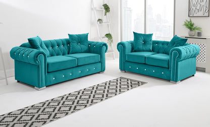 Olympia  3+2 Chesterfield + Diamonds