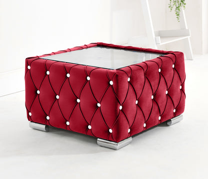 Verona Plush Corner Fullback + Extra Cushions + Diamonds