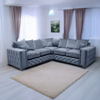 Milano Corner Scatterback + Diamonds Fibre Filled