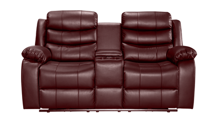 Roman Recliner - Dark Brown 2 Seater